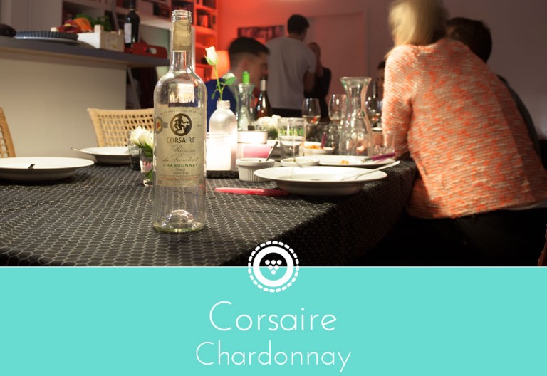 traubenpresse - Header zum Wein Corsaire Chardonnay